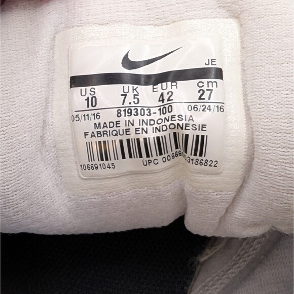 Nike Women's 10 Revolution 3 White Gray Running Walking Shoes Sneakers Active - Picture 8 of 8